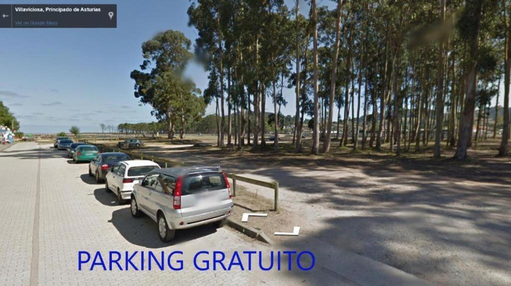 Playa Del Puntal I Villaviciosa Primera Linea Playa Exterior foto