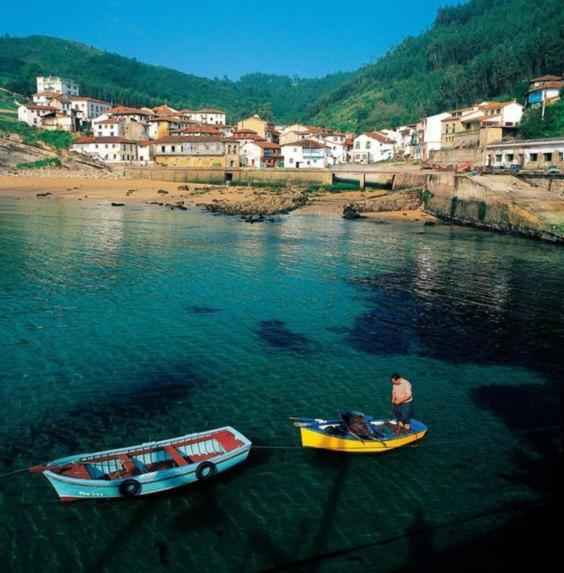 Playa Del Puntal I Villaviciosa Primera Linea Playa Exterior foto