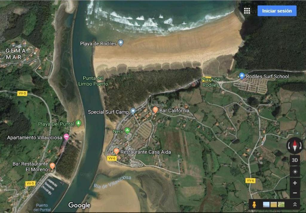 Playa Del Puntal I Villaviciosa Primera Linea Playa Exterior foto